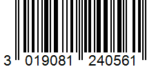 Barcode 3019081240561