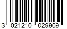 Barcode 3021210029909