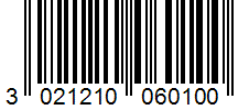 Barcode 3021210060100