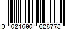Barcode 3021690028775