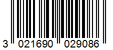 Barcode 3021690029086