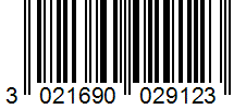 Barcode 3021690029123