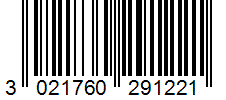 Barcode 3021760291221