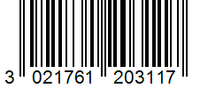 Barcode 3021761203117