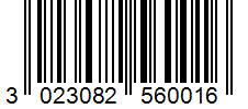 Barcode 3023082560016
