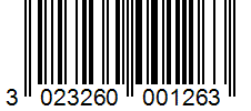 Barcode 3023260001263
