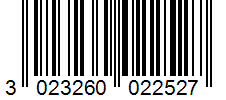 Barcode 3023260022527