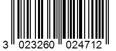 Barcode 3023260024712