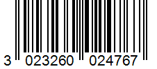 Barcode 3023260024767