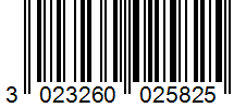 Barcode 3023260025825