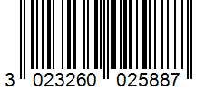 Barcode 3023260025887