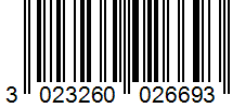 Barcode 3023260026693