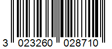 Barcode 3023260028710