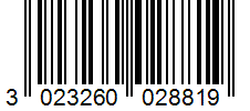 Barcode 3023260028819