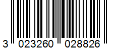 Barcode 3023260028826