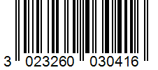 Barcode 3023260030416