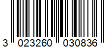 Barcode 3023260030836