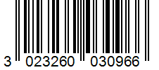 Barcode 3023260030966