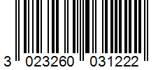 Barcode 3023260031222