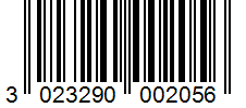 Barcode 3023290002056