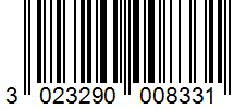 Barcode 3023290008331