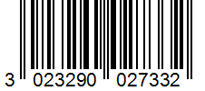 Barcode 3023290027332