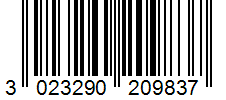 Barcode 3023290209837