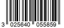 Barcode 3025640055859