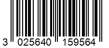Barcode 3025640159564
