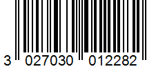 Barcode 3027030012282