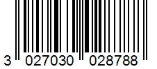 Barcode 3027030028788