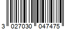 Barcode 3027030047475
