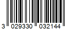 Barcode 3029330032144