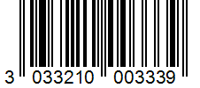 Barcode 3033210003339