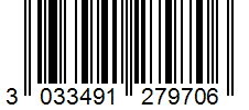 Barcode 3033491279706