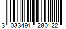 Barcode 3033491280122