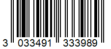 Barcode 3033491333989