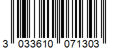 Barcode 3033610071303