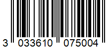 Barcode 3033610075004