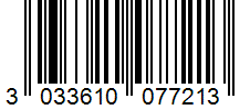 Barcode 3033610077213