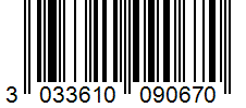 Barcode 3033610090670