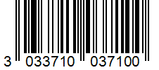 Barcode 3033710037100