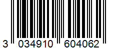 Barcode 3034910604062