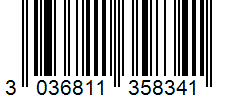 Barcode 3036811358341