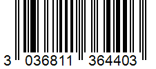 Barcode 3036811364403