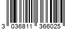 Barcode 3036811366025