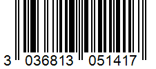 Barcode 3036813051417