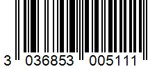 Barcode 3036853005111