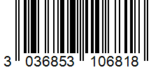 Barcode 3036853106818