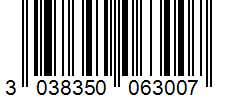 Barcode 3038350063007